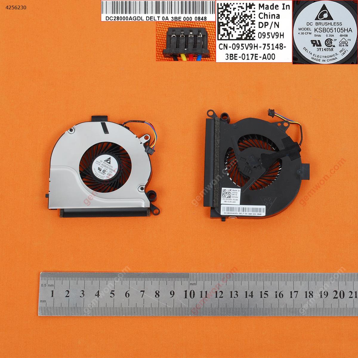 Picture of New Replacement CPU Cooling Fan For DELL Latitude E6230(Original) EF60070V1-C070-G9A   KSB05105HA Layout