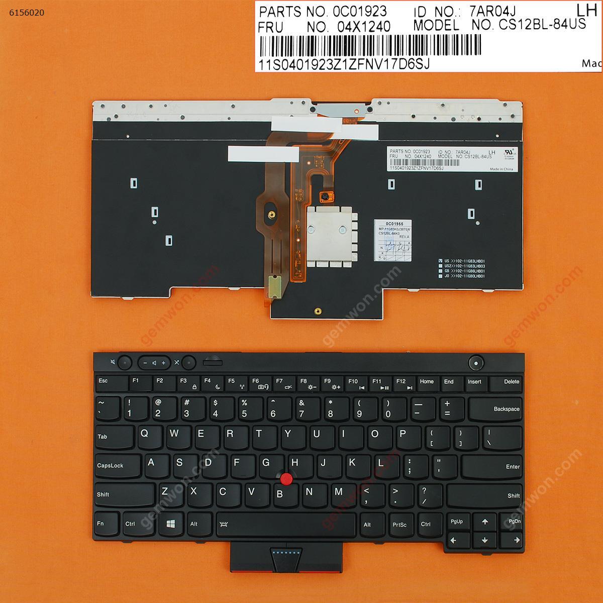 Picture of New Replacement Laptop Keyboard For ThinkPad T430 T530 X230 BLACK(Backlit) WIN8 US Layout