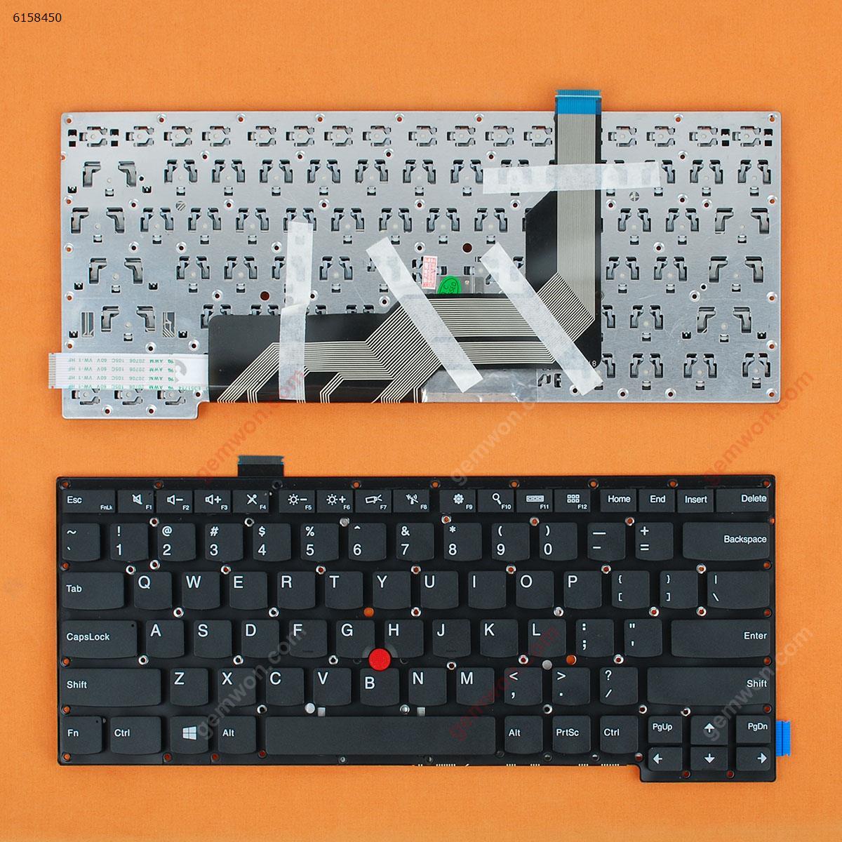 Picture of New Replacement Laptop Keyboard For Thinkpad S3-S431 S3-S440 S431 S440 BLACK (With Point stick,OEM,Win8 ) US Layout