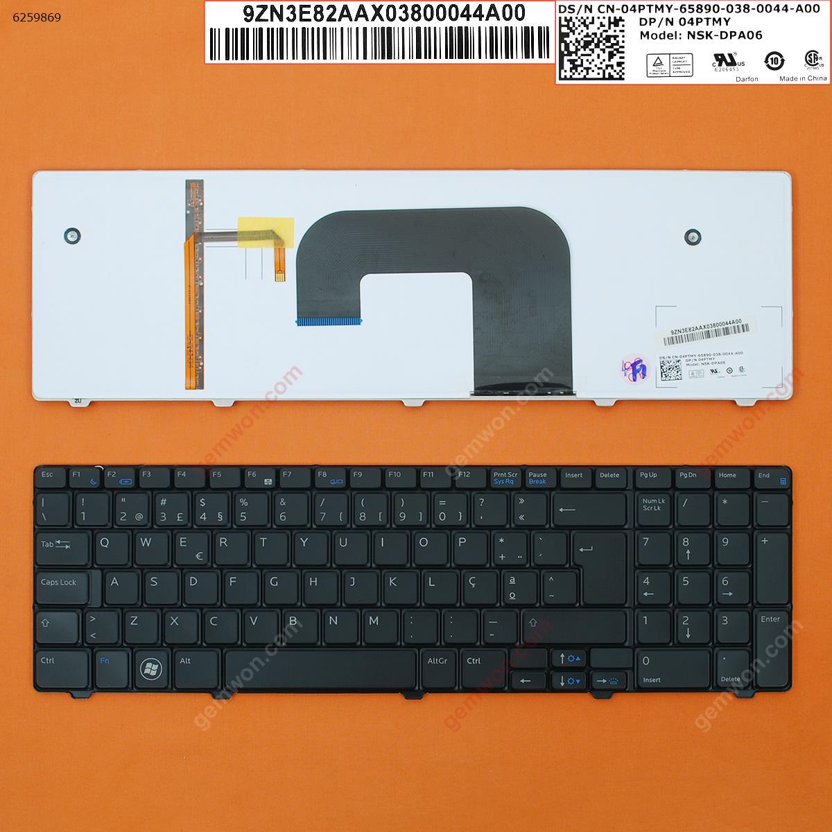 Picture of New Replacement Laptop Keyboard For DELL V3700 BLACK,Backlit PO Layout