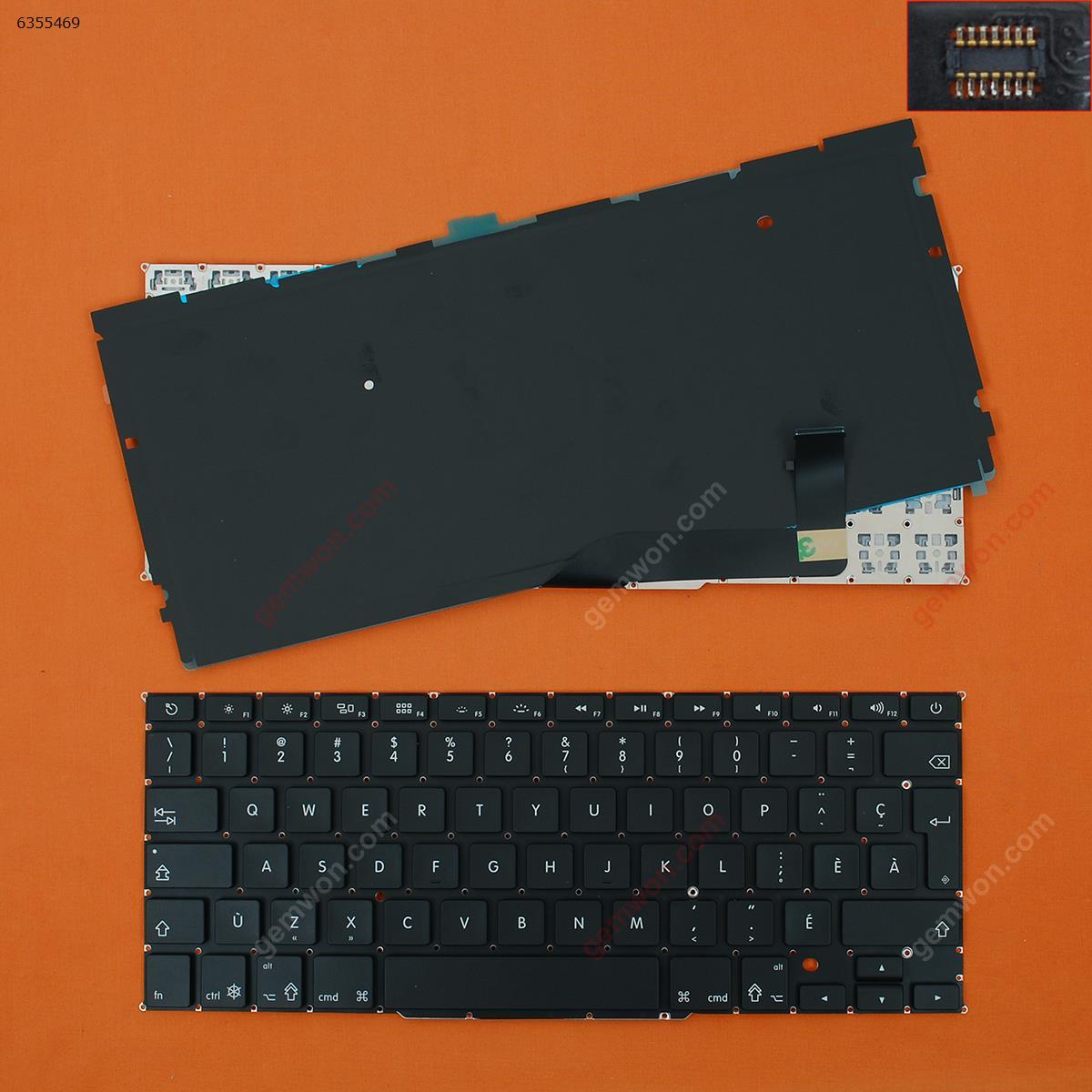 Picture of New Replacement Laptop Keyboard For Apple Macbook Pro A1398 BLACK(With Backlit Board) CA/CF Layout