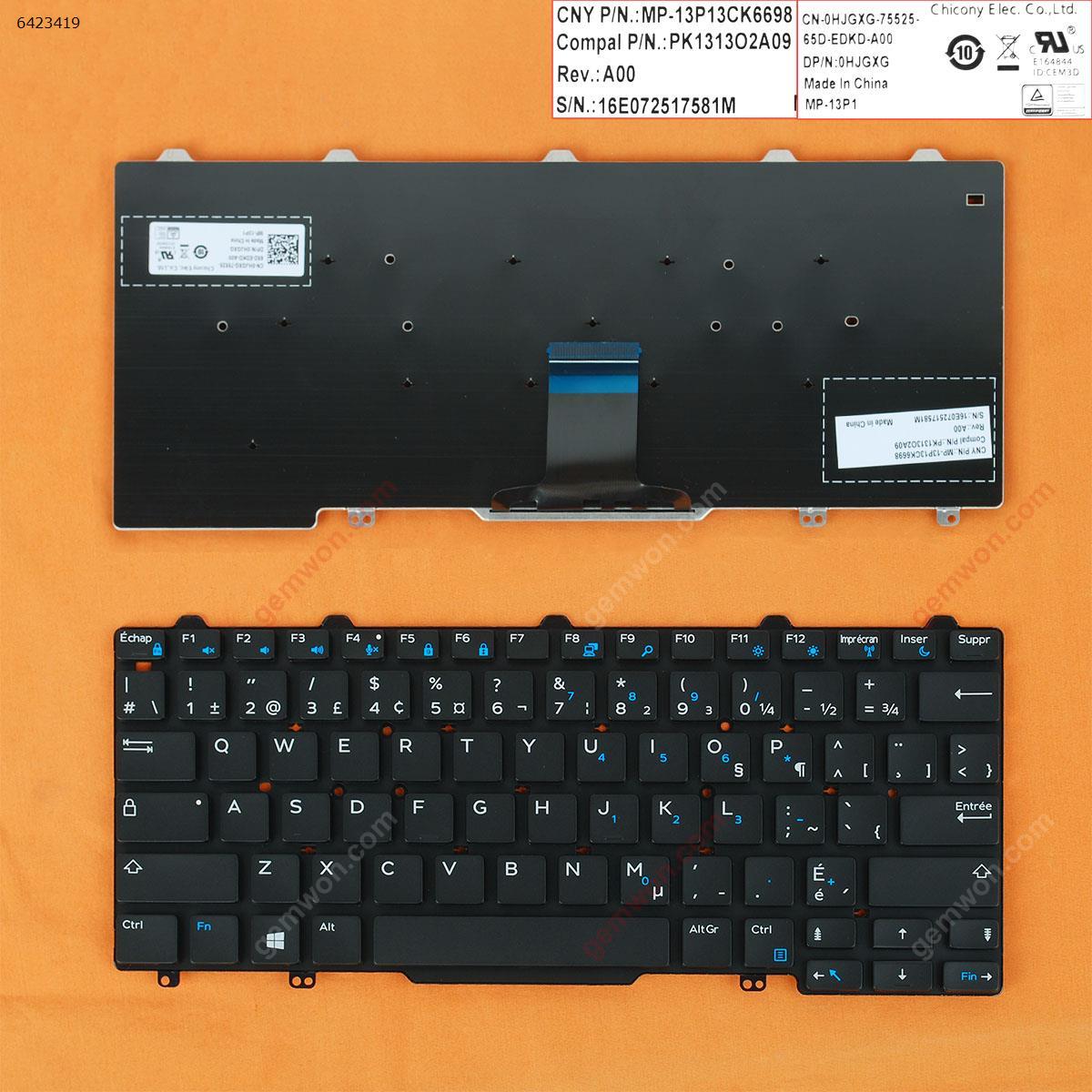 Picture of New Replacement Laptop Keyboard For DELL Latitude E7250 BLACK (For Win8) CA/CF Layout