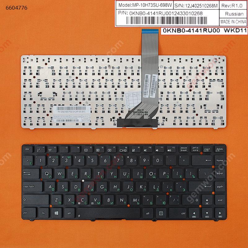Picture of New Replacement Laptop Keyboard For Asus A45V K45V A85V R400 K45VD A85 R400V BLACK(Without FRAME,Without foil,Win8) RU Layout