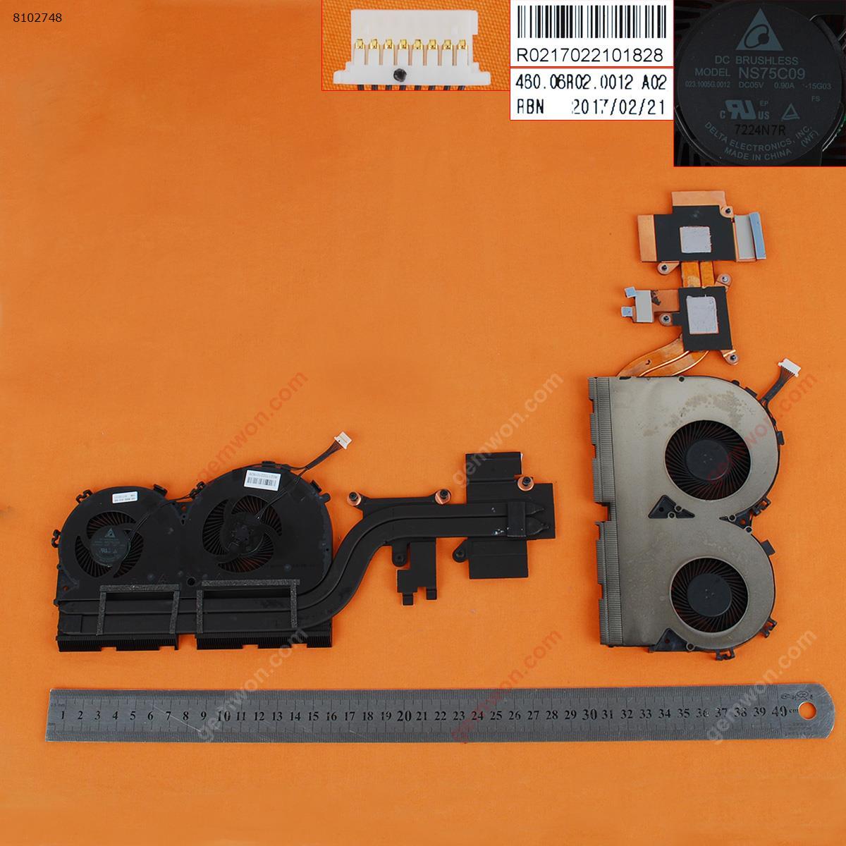 Picture of New Replacement CPU Cooling Fan For Lenovo IdeaPad 700 700-15ISK(Independent Graphics,Heatsink ) NS75C09-15G03    460.06R02.0011 Layout