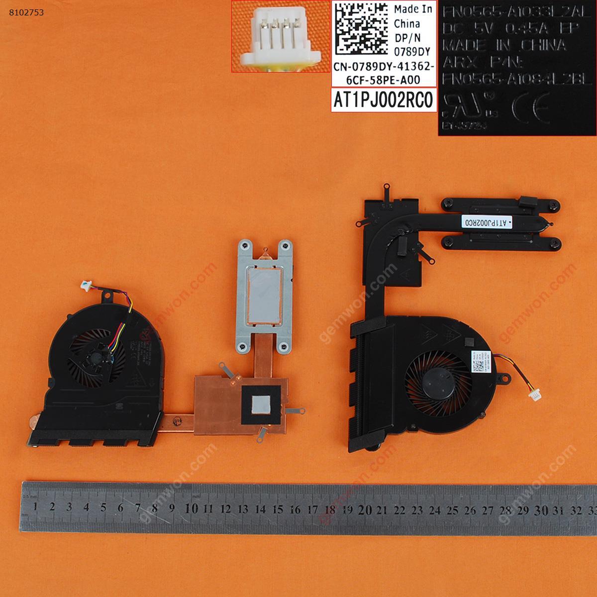 Picture of New Replacement CPU Cooling Fan For DELL Inspiron 15 5565 5567(Independent Graphics,Heatsink ) 789DY 0789DY    FN0565-A1084L2BL Layout