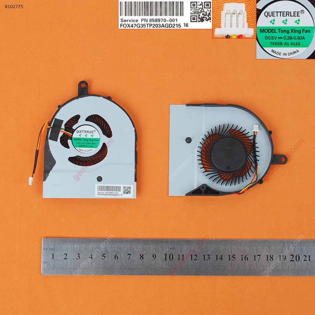 Picture of New Replacement CPU Cooling Fan For DELL 15-5558 14-5458 5459 5559 5755 5758 5555(OEM) N/A Layout