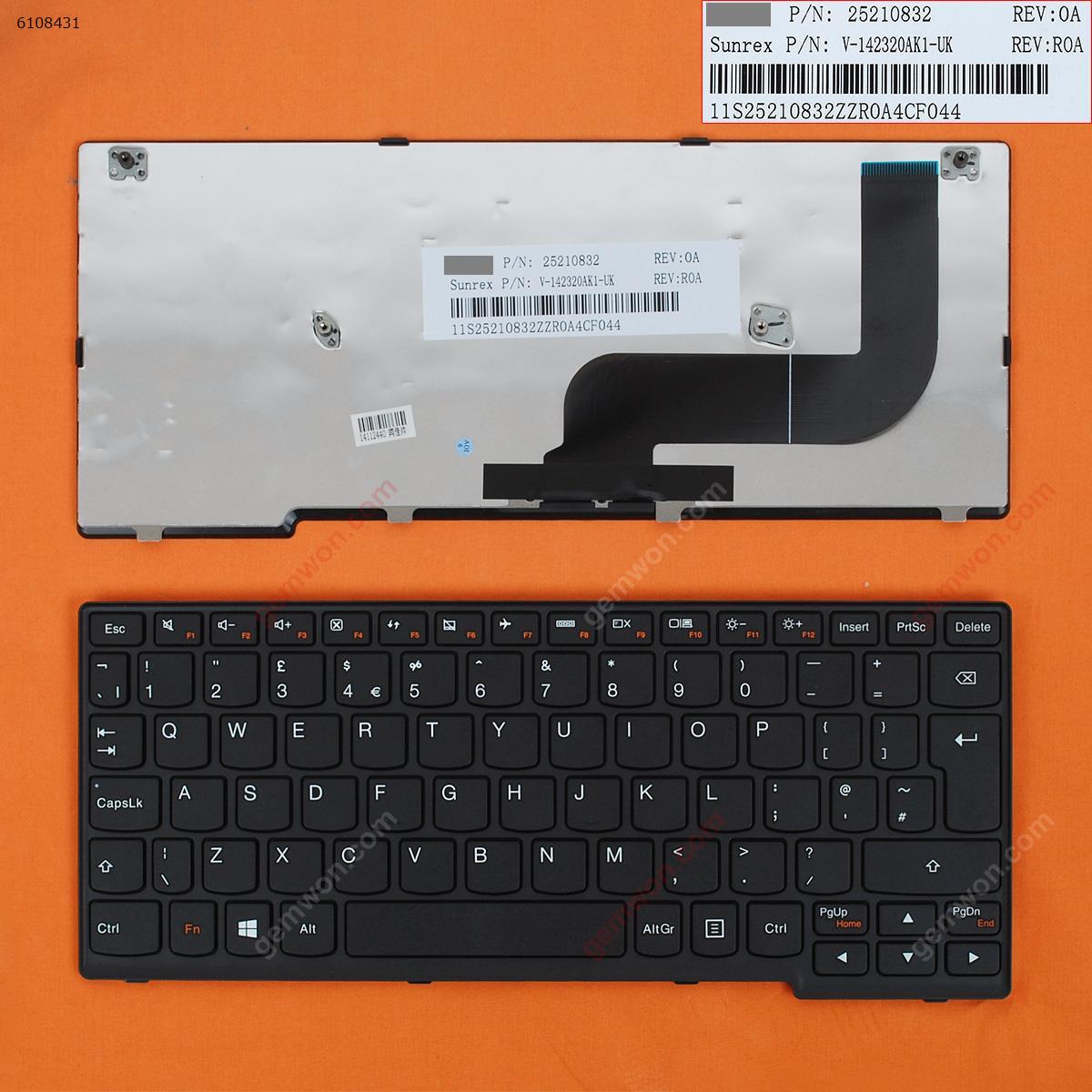 Picture of New Replacement Laptop Keyboard For LENOVO YOGA 11S BLACK FRAME BLACK(For Win8) Uk Layout