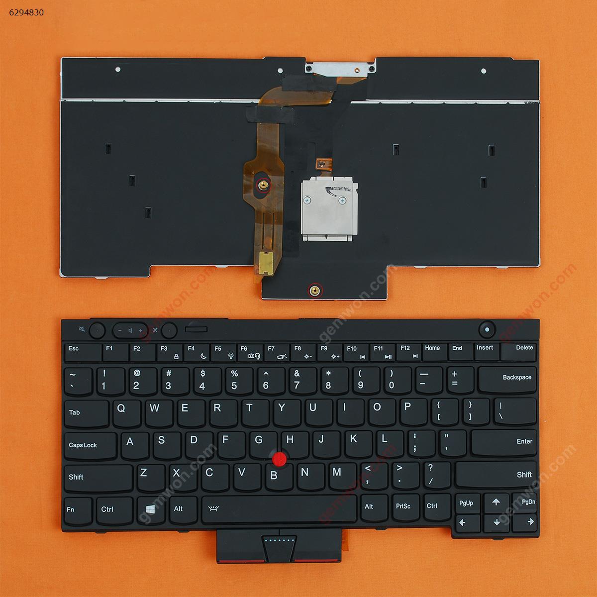 Picture of New Replacement Laptop Keyboard For ThinkPad T430 T530 X230 BLACK(Backlit) WIN8 OEM US Layout