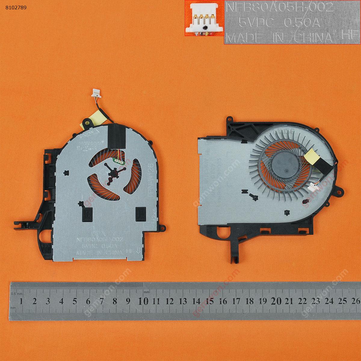 Picture of New Replacement CPU Cooling Fan For HP Pavilion X360 15-BR NBA-15P (Original) 924513-001 023.1008T.001 NBA-15P FSFTB5M    NFB80A05H-002 Layout