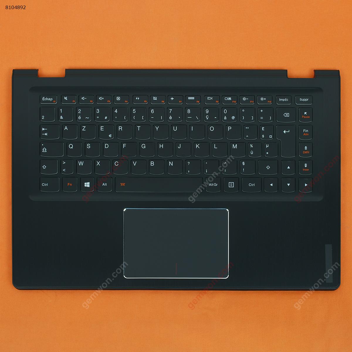 Picture of New Replacement Laptop Cover For LENOVO YOGA 2 13"yoga 700-14ISK palmres with FR Backlit keyboard case Upper cover BLACK
