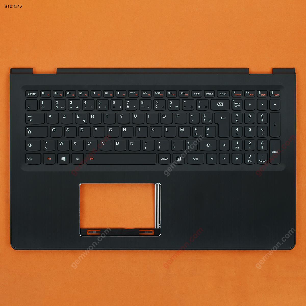 Picture of New Replacement Laptop Cover For Lenovo IdeaPad 700-15ISK palmres with FR Backlit  keyboard case Upper cover BLACK