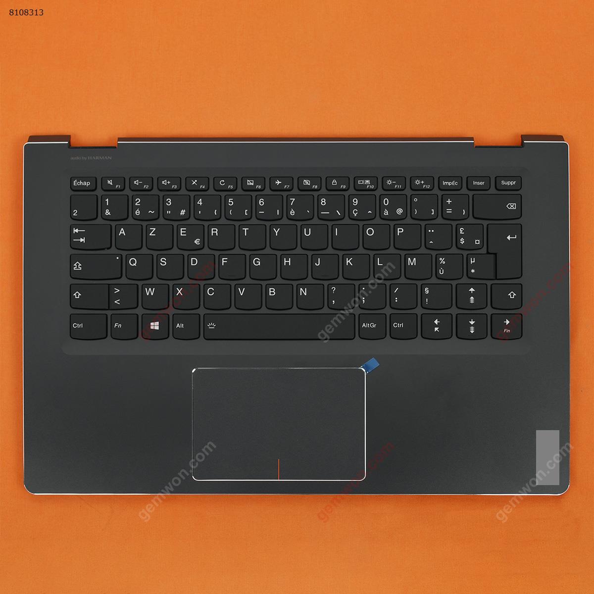 Picture of New Replacement Laptop Cover For LENOVO Ideapad 310S-14 Flex 4-1470 Yoga 510-14IKB palmres with FR Backlit  keyboard case Upper cover BLACK