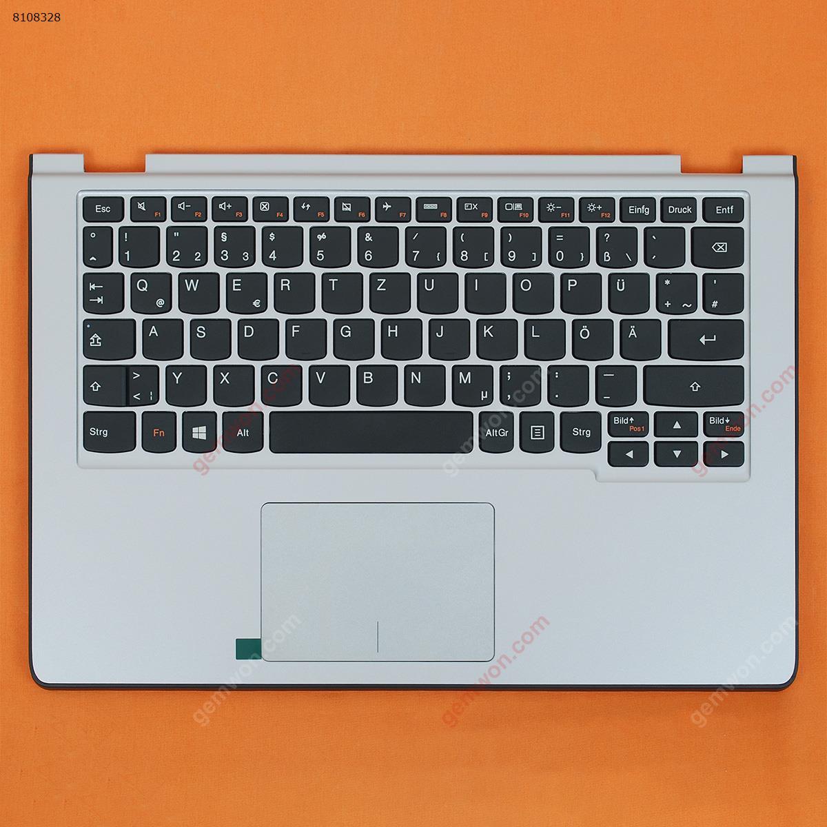 Picture of New Replacement Laptop Cover For LENOVO YOGA 2 11" palmres with GR keyboard case Upper cover SILVER