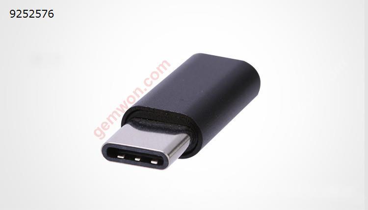 Picture of Type C OTG To USB 2.0 Adapter, Type C Male OTG To USB 2.0 Female Adapter ,Black
