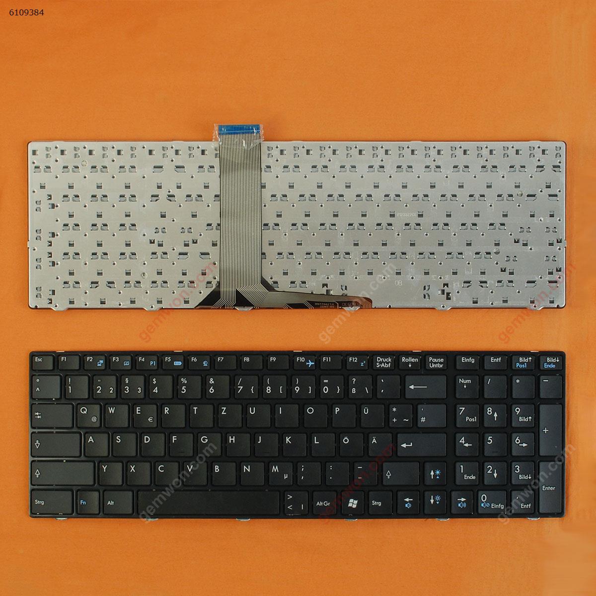Picture of New Replacement Laptop Keyboard For MSI GX60 GE60 GE70 BLACK FRAME BLACK Small Enter GR Layout
