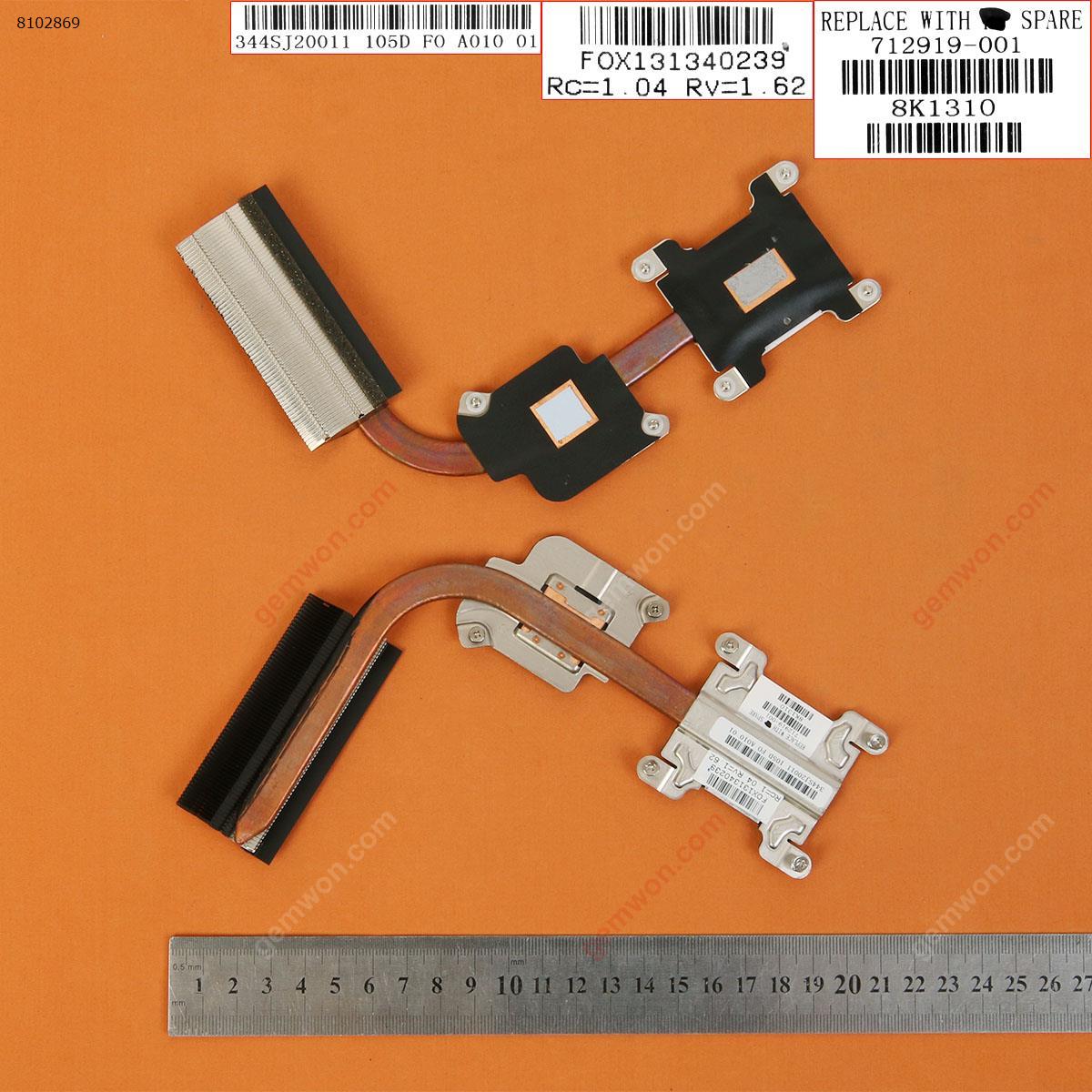 Picture of New Replacement CPU Cooling Fan For HP 4540S 4545S 4740S(For AMD ,Independent Graphics ,Only Heatsink) 712919-001 Layout