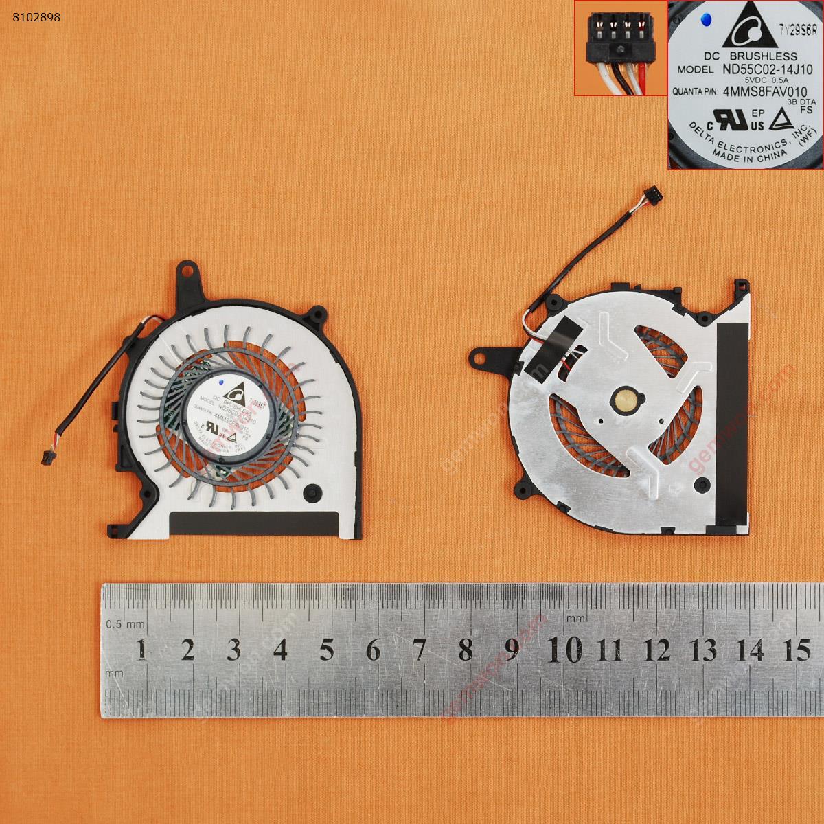 Picture of New Replacement CPU Cooling Fan For SONY VAIO Pro13 SVP13 SVP132 Series(Original,a little flaw) ND55C02-14J10 UDQFVSR01DF0 KSB0505HB-9J93 Layout