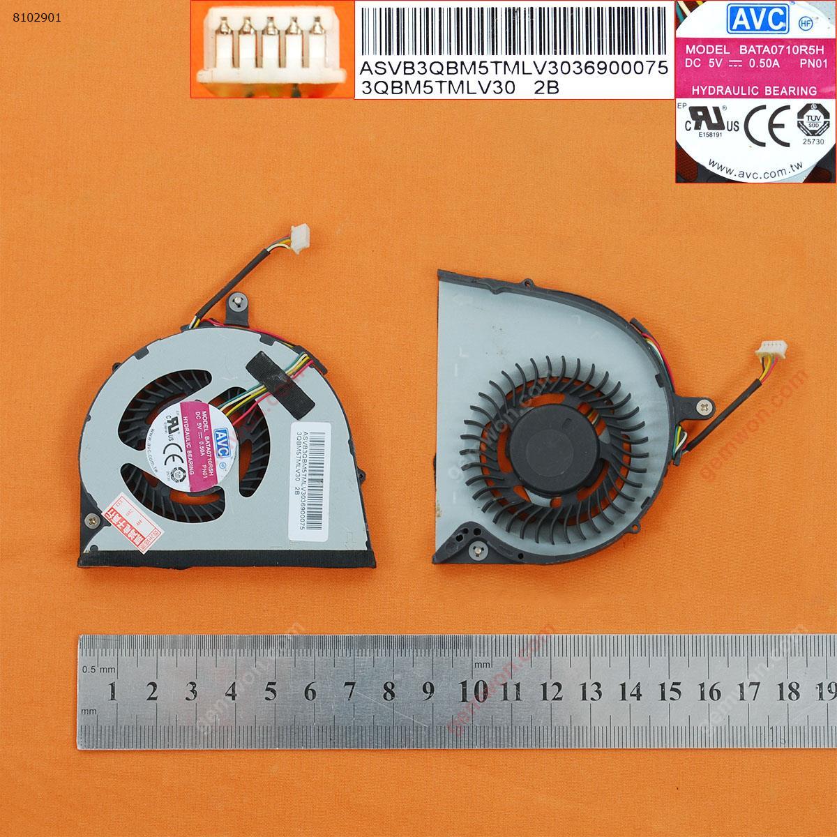 Picture of New Replacement CPU Cooling Fan For Lenovo B5400A-ITH IFI B50-70A B5400 M4500 (pulled 80%new) BATA0710R5H Layout