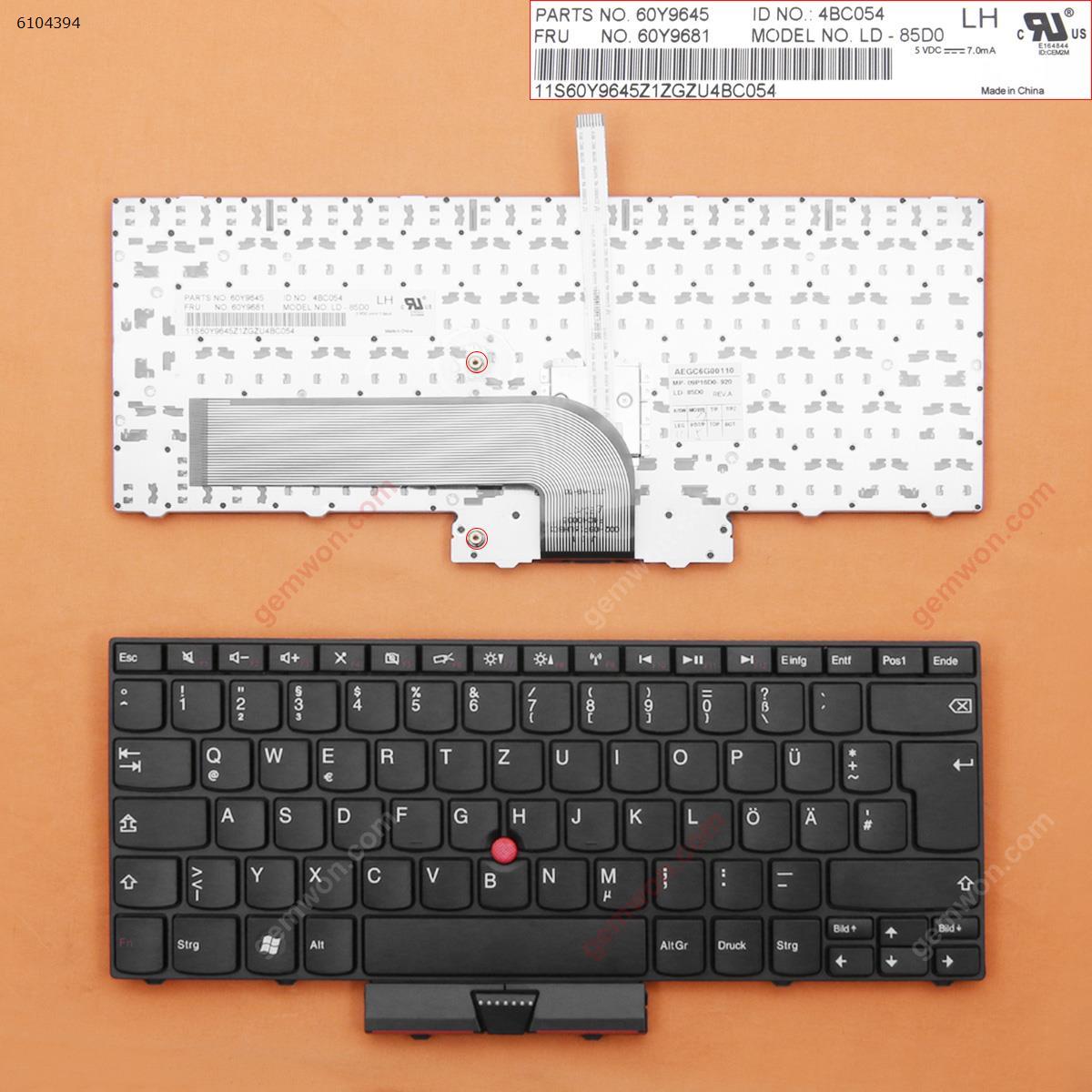 Picture of New Replacement Laptop Keyboard For ThinkPad Edge 14 E40 E50 BLACK FRAME BLACK(With Point stick) GR Layout