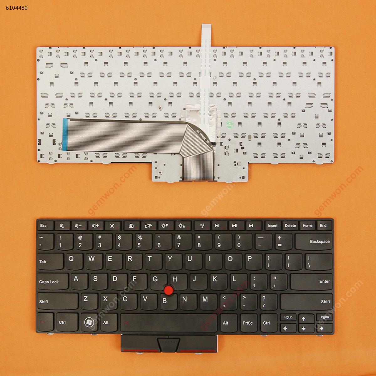 Picture of New Replacement Laptop Keyboard For ThinkPad Edge 14 E40 E50 BLACK FRAME BLACK(With Point stick)OEM US Layout