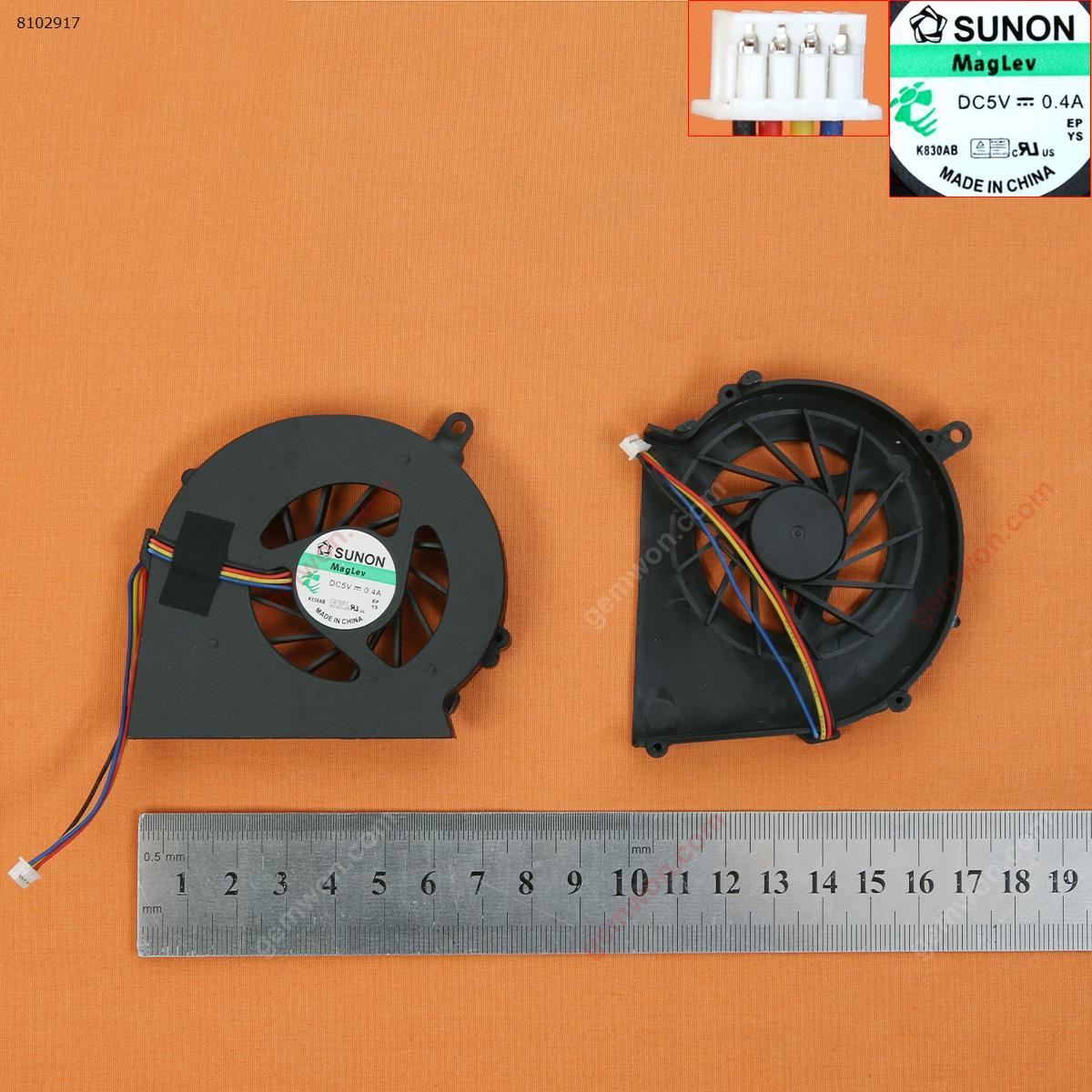Picture of New Replacement CPU Cooling Fan For HP Compaq CQ58 G58 655 G57(OEM) DFS531205MC0T NFB76B06H NFB76B05H FB7U Layout