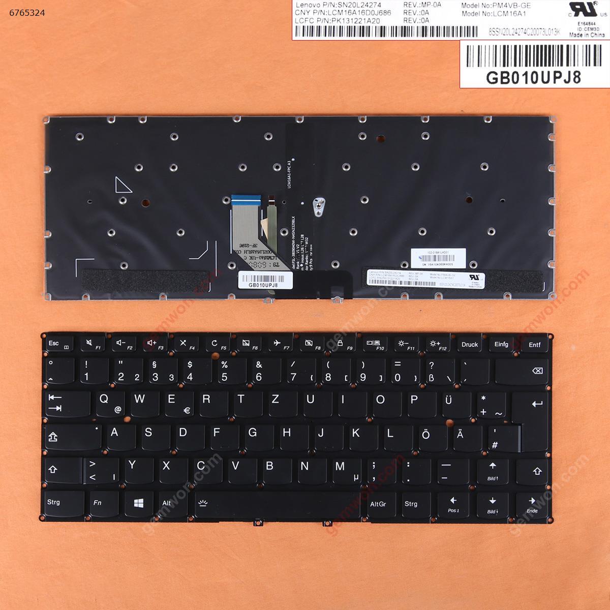 Picture of New Replacement Laptop Keyboard For Lenovo Yoga 910-13IKB YOGA 5 Pro BLACK(Backlit,Without FRAME,For Win8) GR Layout