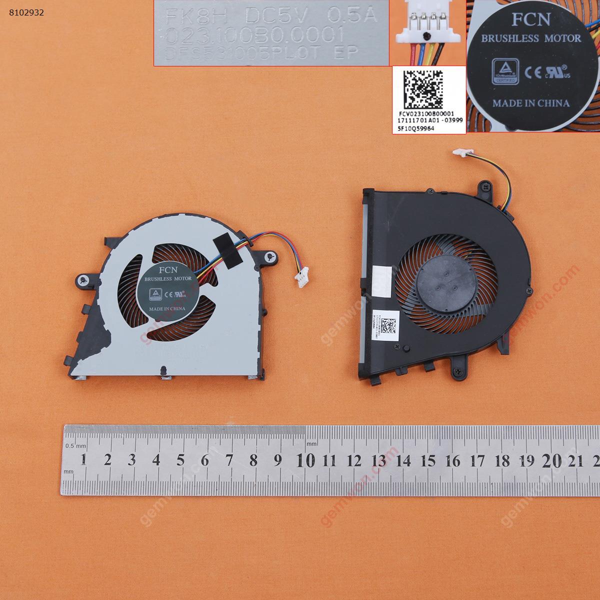 Picture of New Replacement CPU Cooling Fan For LENOVO V530 (Original) FK8H Layout