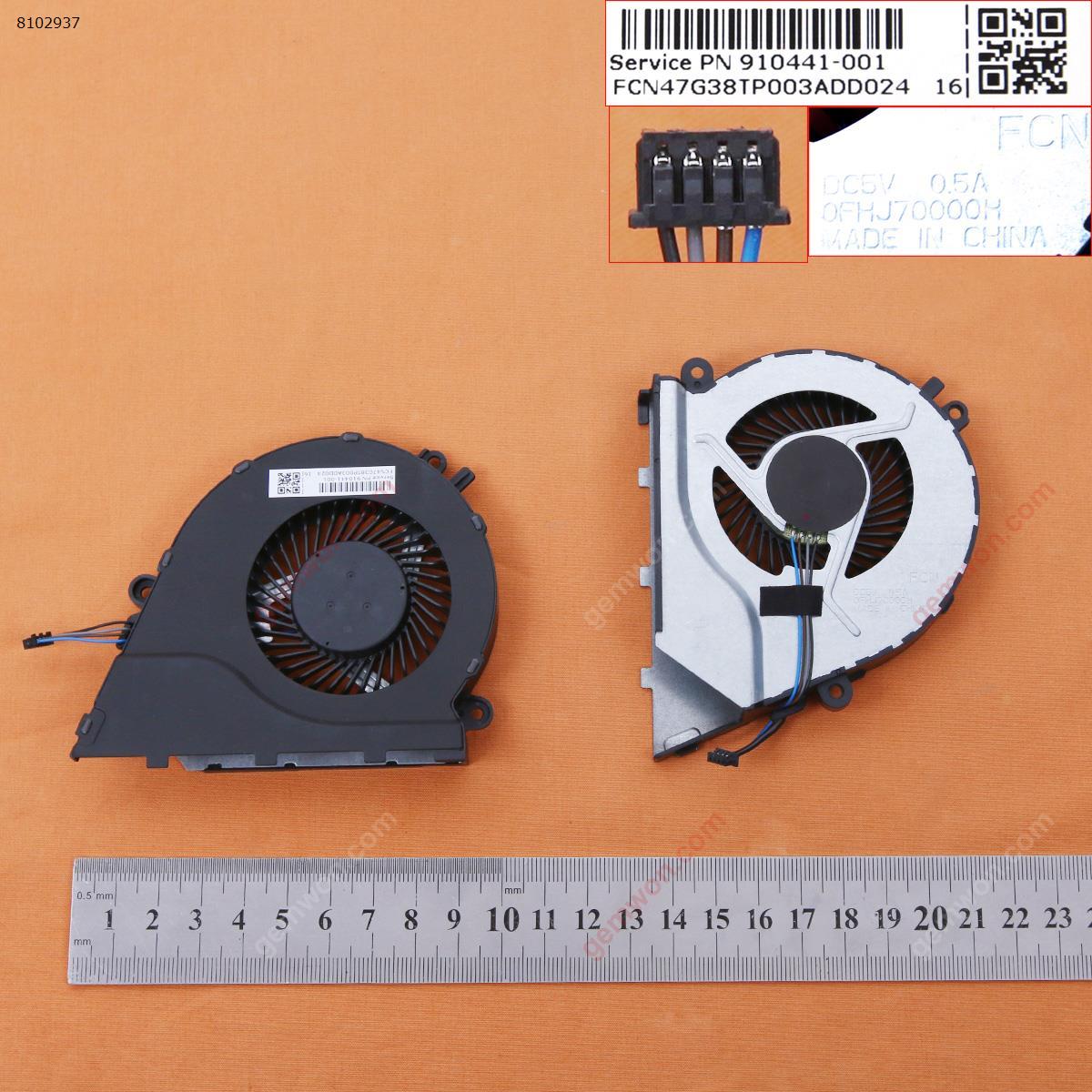 Picture of New Replacement CPU Cooling Fan For HP 17-W  17-W119TX2Plus G38-L G38-R TPN-Q175(CPU Fan) 910441-001 Layout
