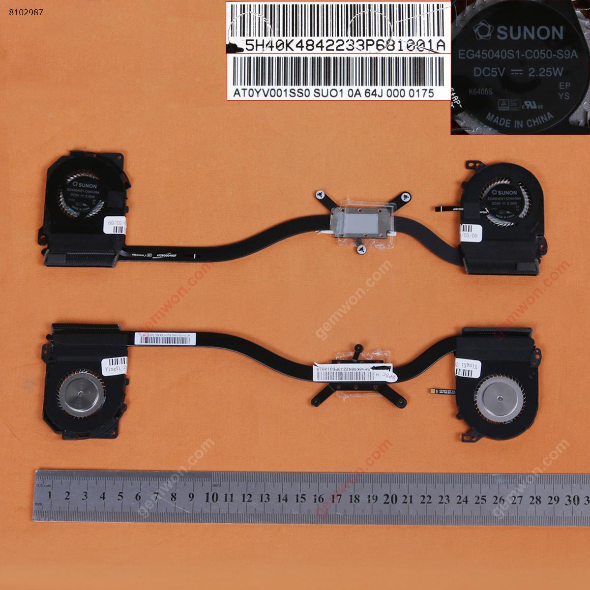 Picture of New Replacement CPU Cooling Fan For Lenovo Yoga 900-13ISK Yoga4 PRO（version1，Heatsink ） EG45040S1-C040-S9A  EG45040S1-C050-S9A Layout