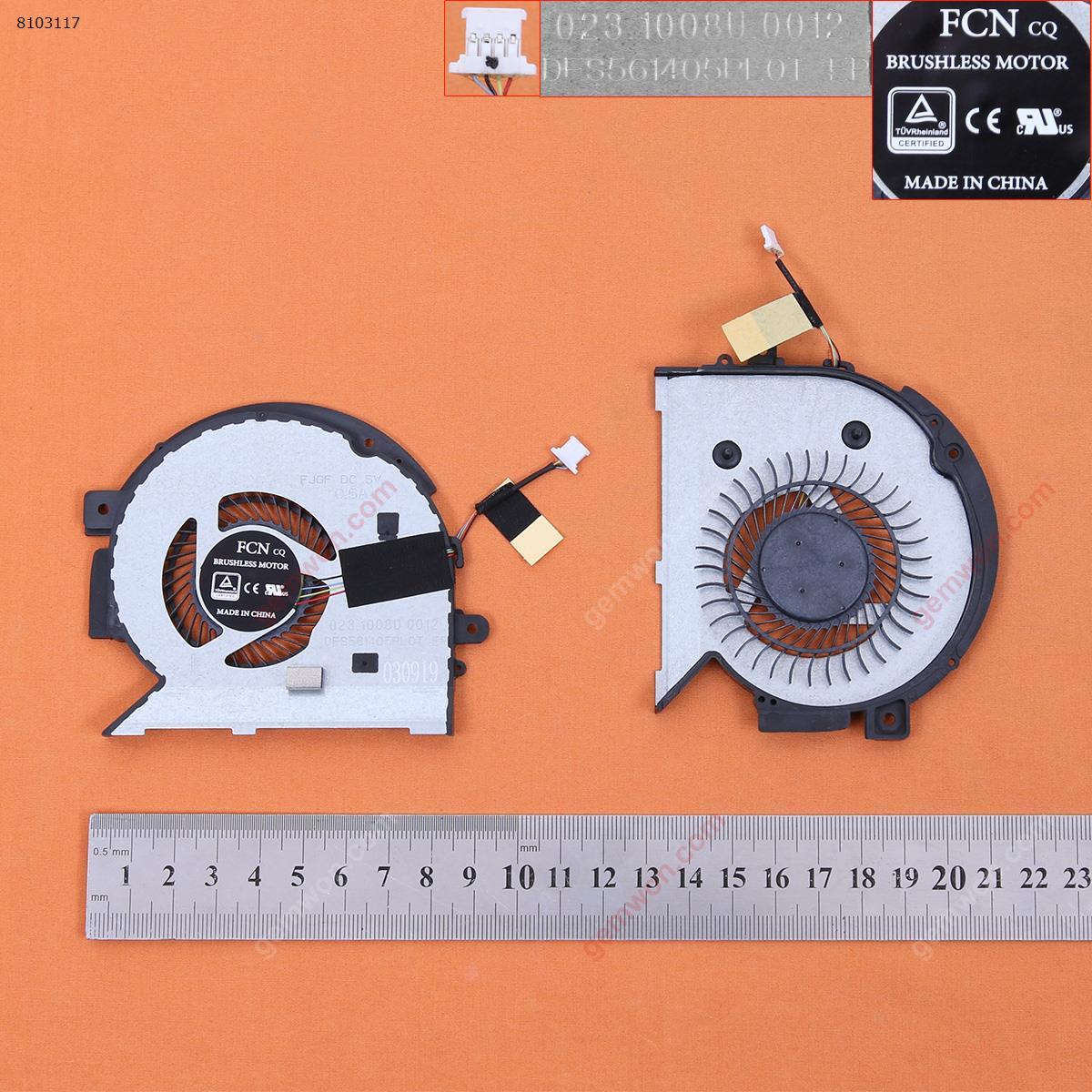 Picture of New Replacement CPU Cooling Fan For HP Envy 15-BQ 15M-BQ 15-BQ008CA 15M-BQ021DX 15M-BQ121DX( For CPU Fan,Original) 924348-001 NFB87A05H 023.1008U.0011 DFS561405PL0T Layout