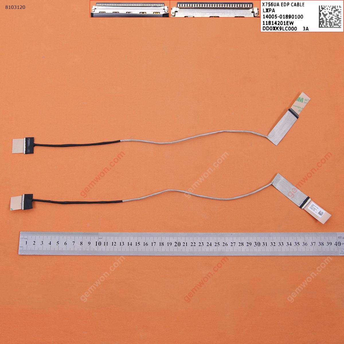 Picture of New LCD Display Screen Cable Replacement  For ASUS X756UA X756UJ X756UQ X756UV X756UX,ORG