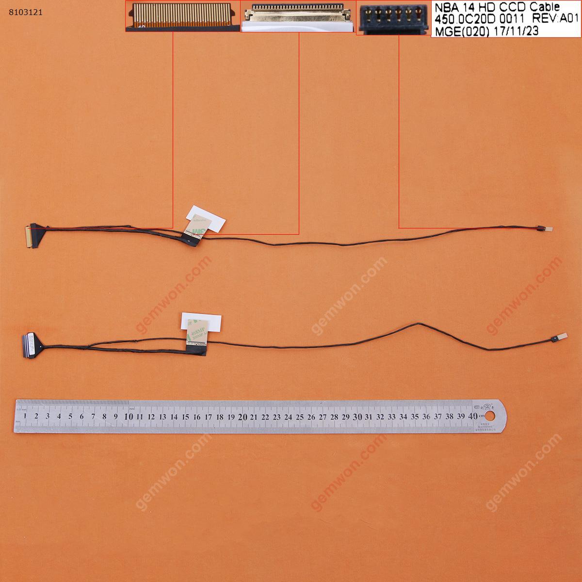 Picture of New LCD Display Screen Cable Replacement  For HP 14-BA 14M-BA 14M-BA013DX 14M-BA015DX 14-BA007CA.ORG