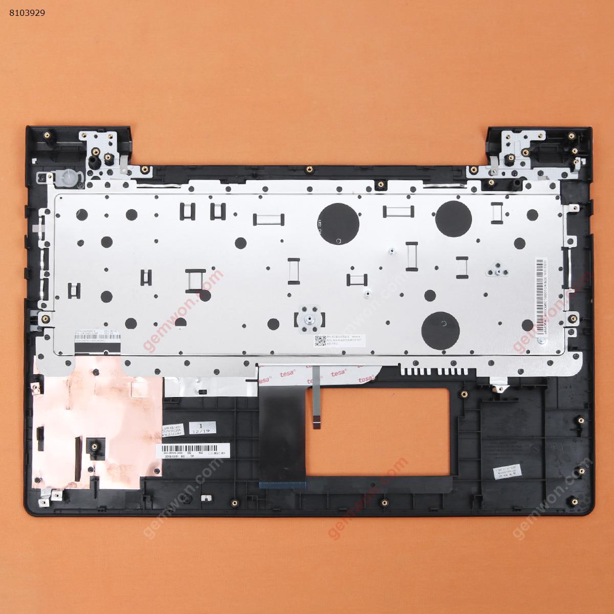Picture of New Replacement Laptop Cover For Lenovo IdeaPad 700-15ISK palmres with US Backlit keyboard case Upper cover BLACK