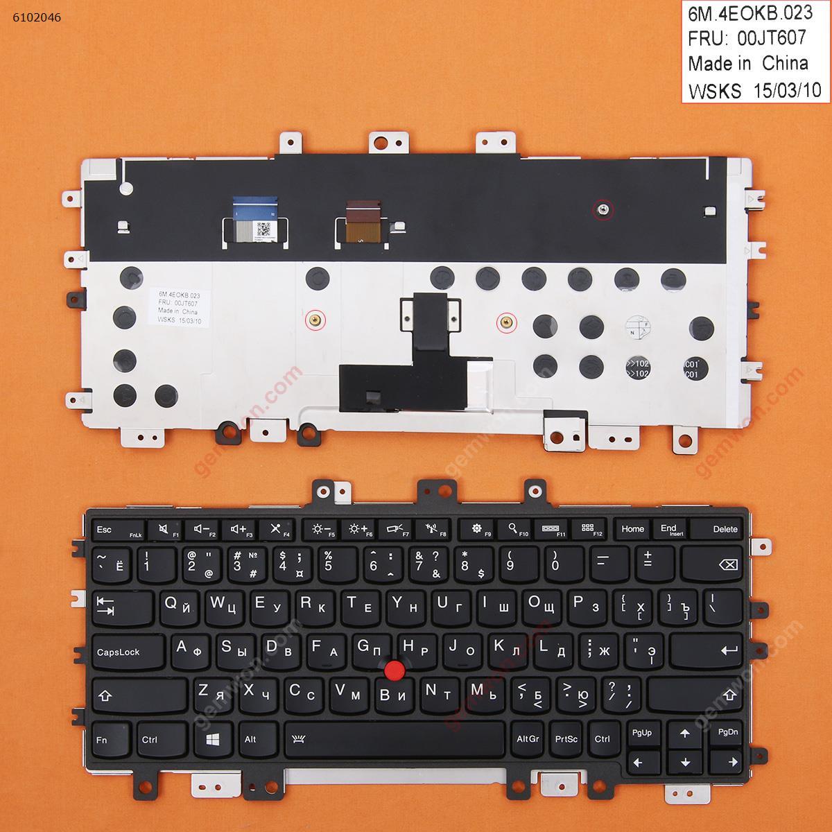 Picture of New Replacement Laptop Keyboard For lenovo ThinkPad X1 Helix2 BLACK FRAME BLACK(With Point,Backlit,For Win8) RU Layout