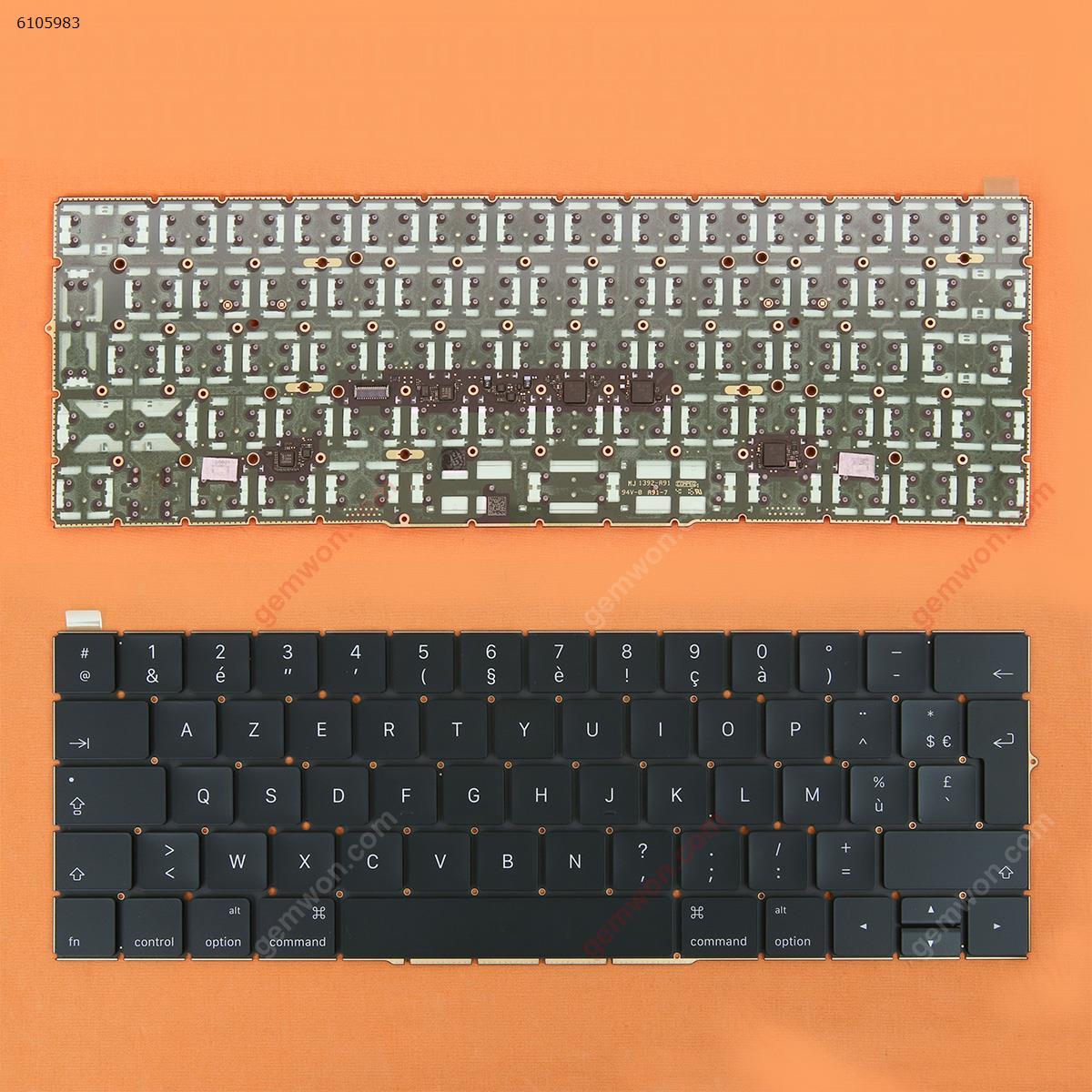 Picture of New Replacement Laptop Keyboard For Apple MacBook Pro A1707 15" Black (without Backlit) FR Layout