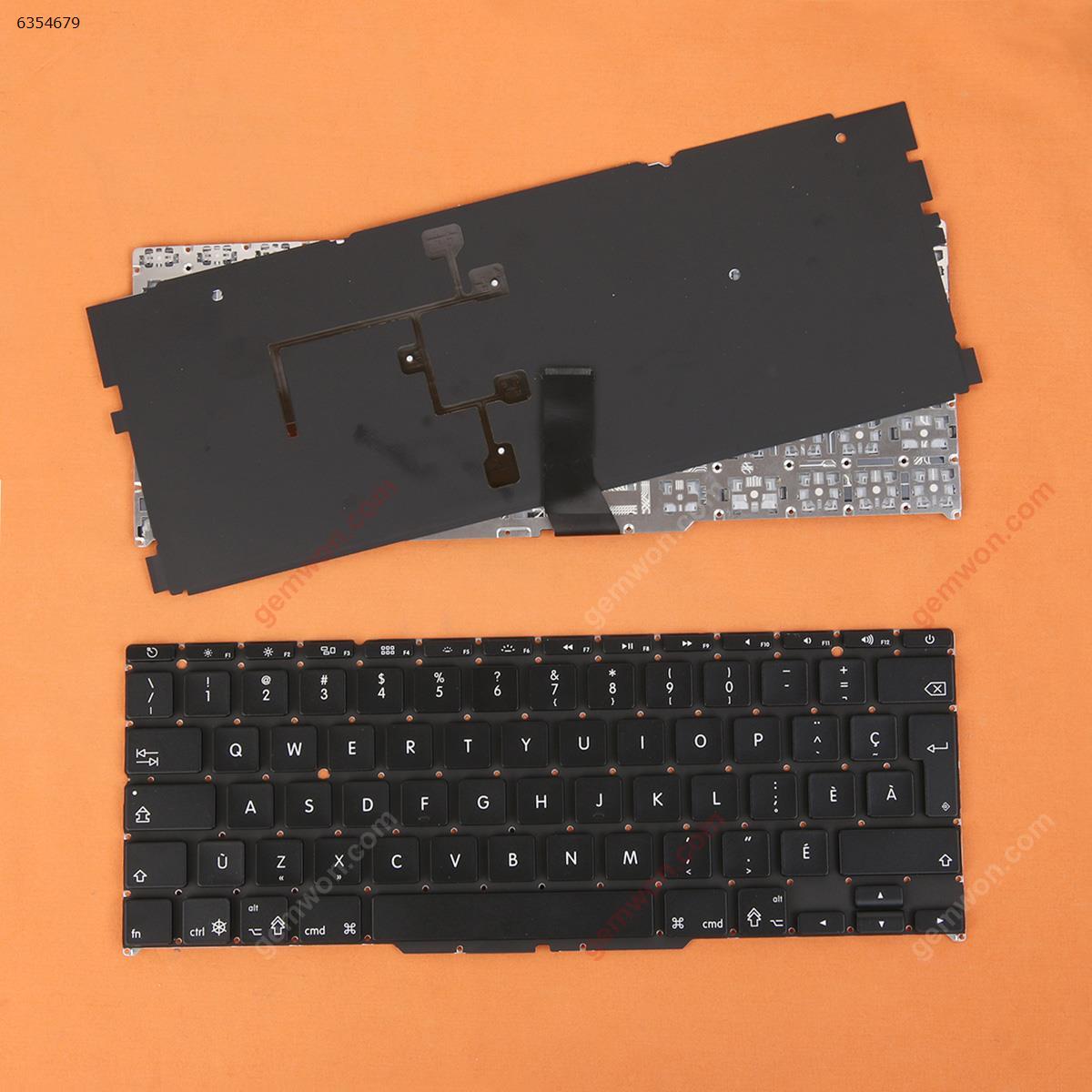 Picture of New Replacement Laptop Keyboard For Apple Macbook Air A1370 A1465 11.6" BLACK(With Backlit Board) CA/CF Layout