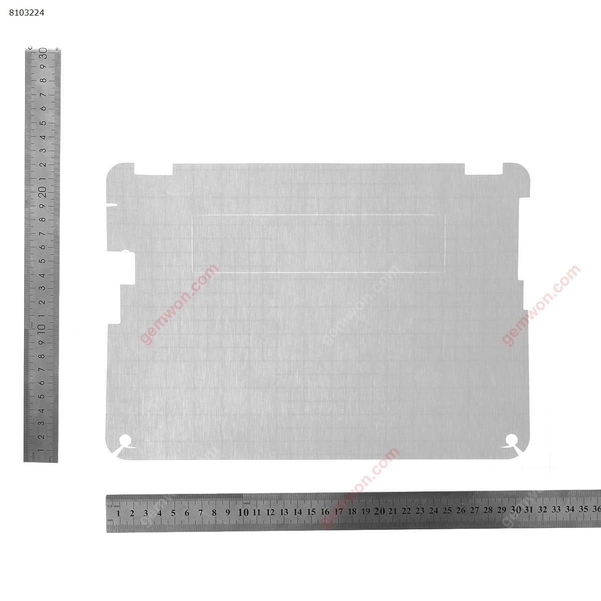 Picture of PolyVinyl Chloride(PVC) Skin Stickers Cover guard For HP EliteBook 820 G3 D Cover,Brushed Silver
