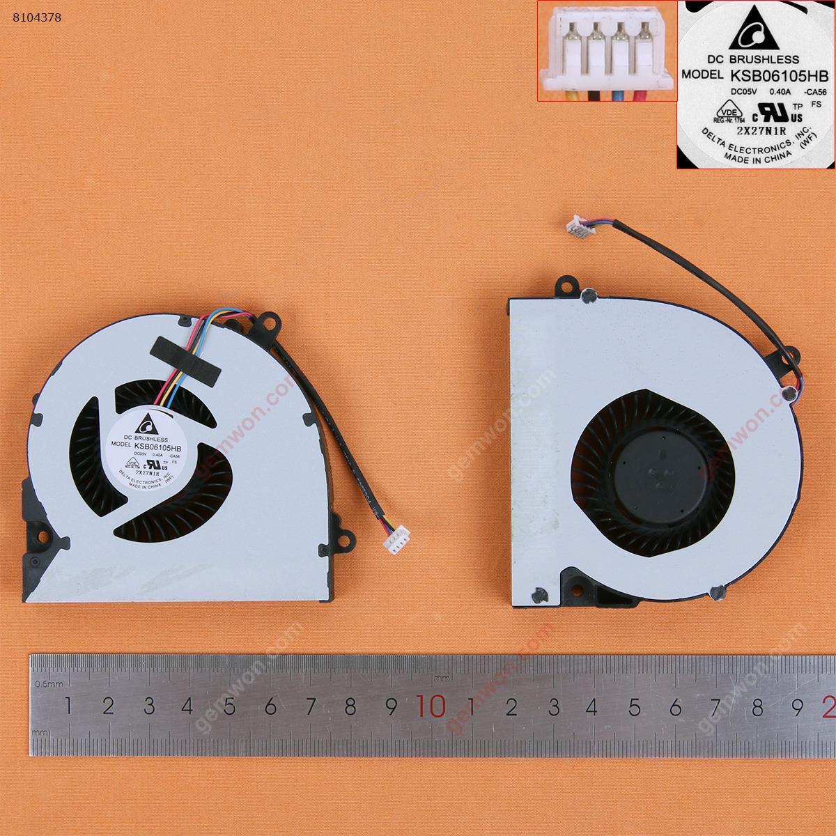 Picture of New Replacement CPU Cooling Fan For ASUS X75 X75VD X75VD1 X75V X75VB/VC F75A N/A Layout