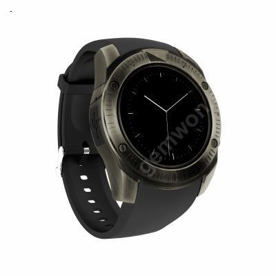 Picture of KY003 Smart Watch Full Circle Screen Retro-nostalgia Bluetooth Plug-in Card Motorimeter Walking Phone Wearing Retro-gold