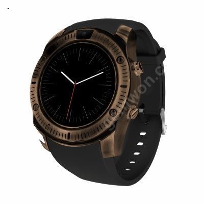 Picture of KY003 Smart Watch Full Circle Screen Retro-nostalgia Bluetooth Plug-in Card Motorimeter Walking Phone Wearing Retro-gold