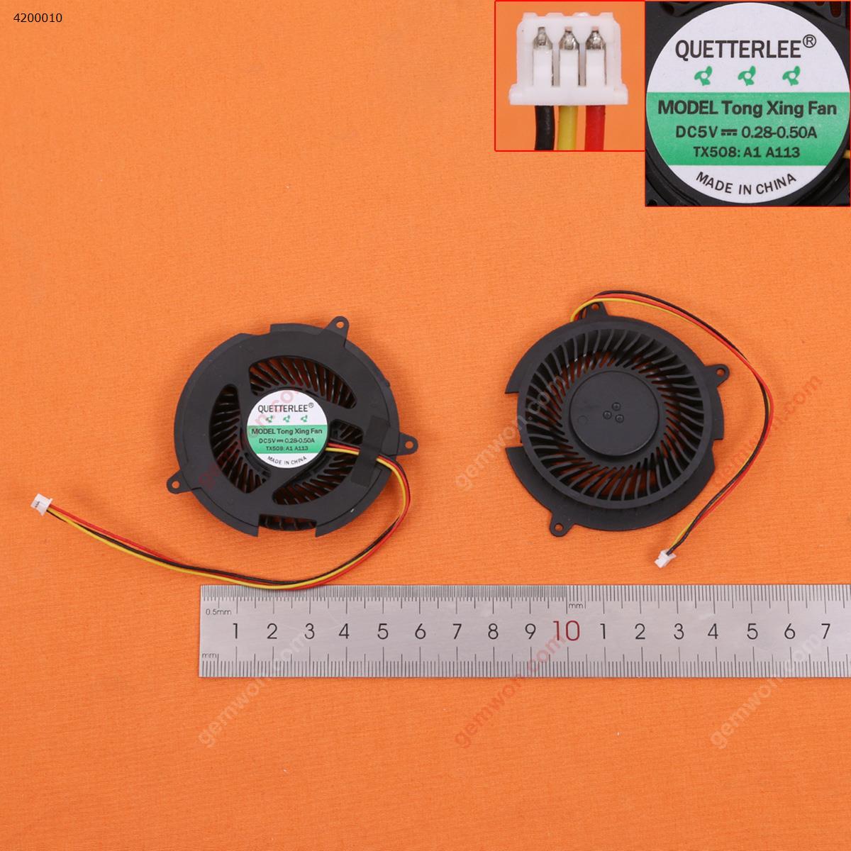 Picture of New Replacement CPU Cooling Fan For HP Pavilion DV5000 DV8000 Series Presario C300 C500(For Intel,OEM) AD5805HX-TB3 Layout