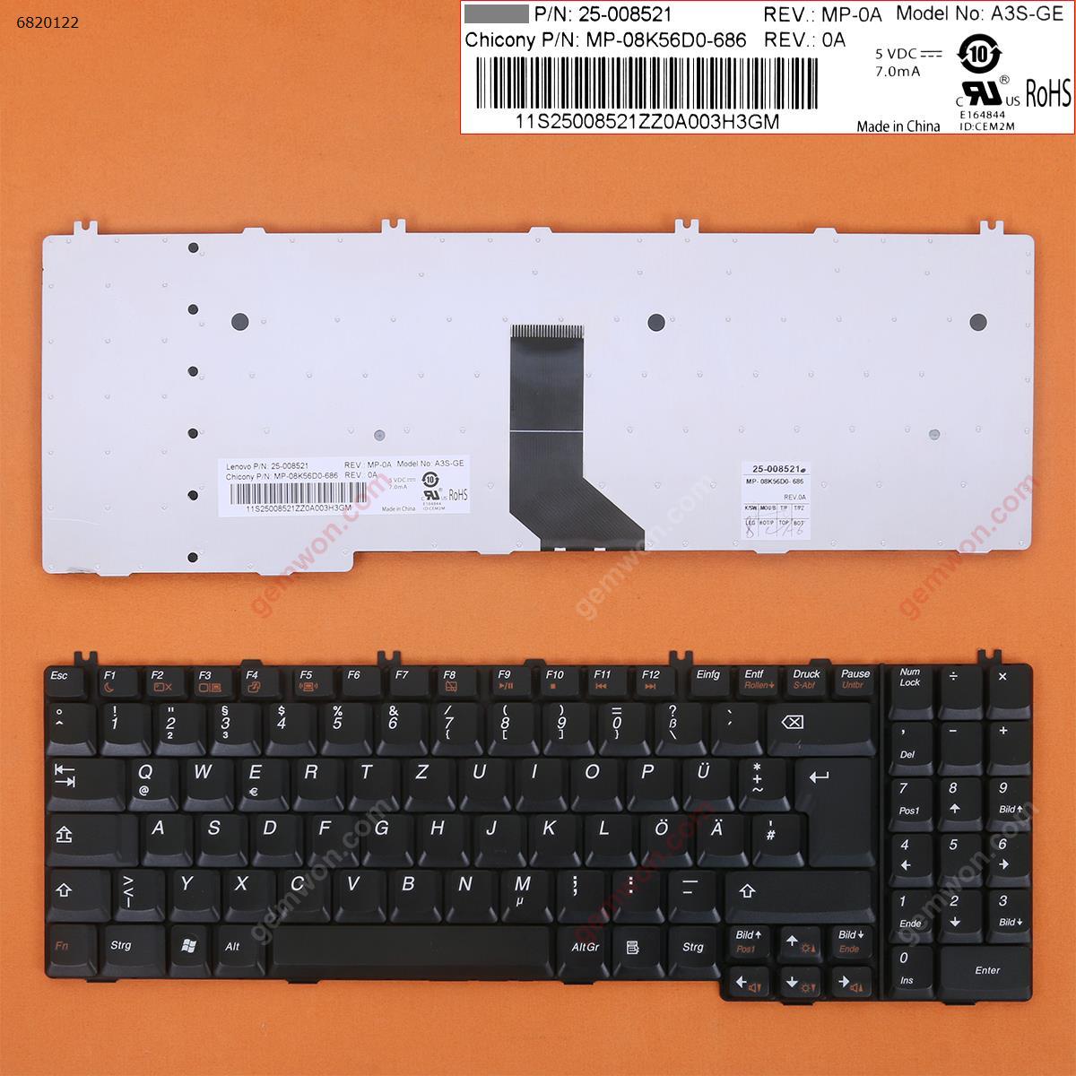 Picture of New Replacement Laptop Keyboard For LENOVO G550 BLACK GR Layout