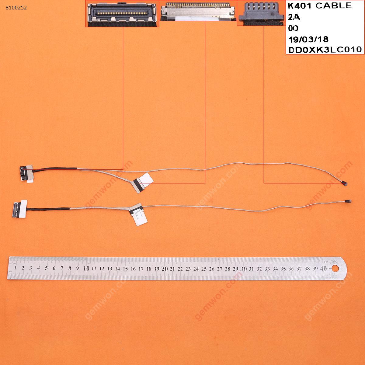 Picture of New LCD Display Screen Cable Replacement  For ASUS K401L K401UQ A401L K401 K401LB V405L ,ORG