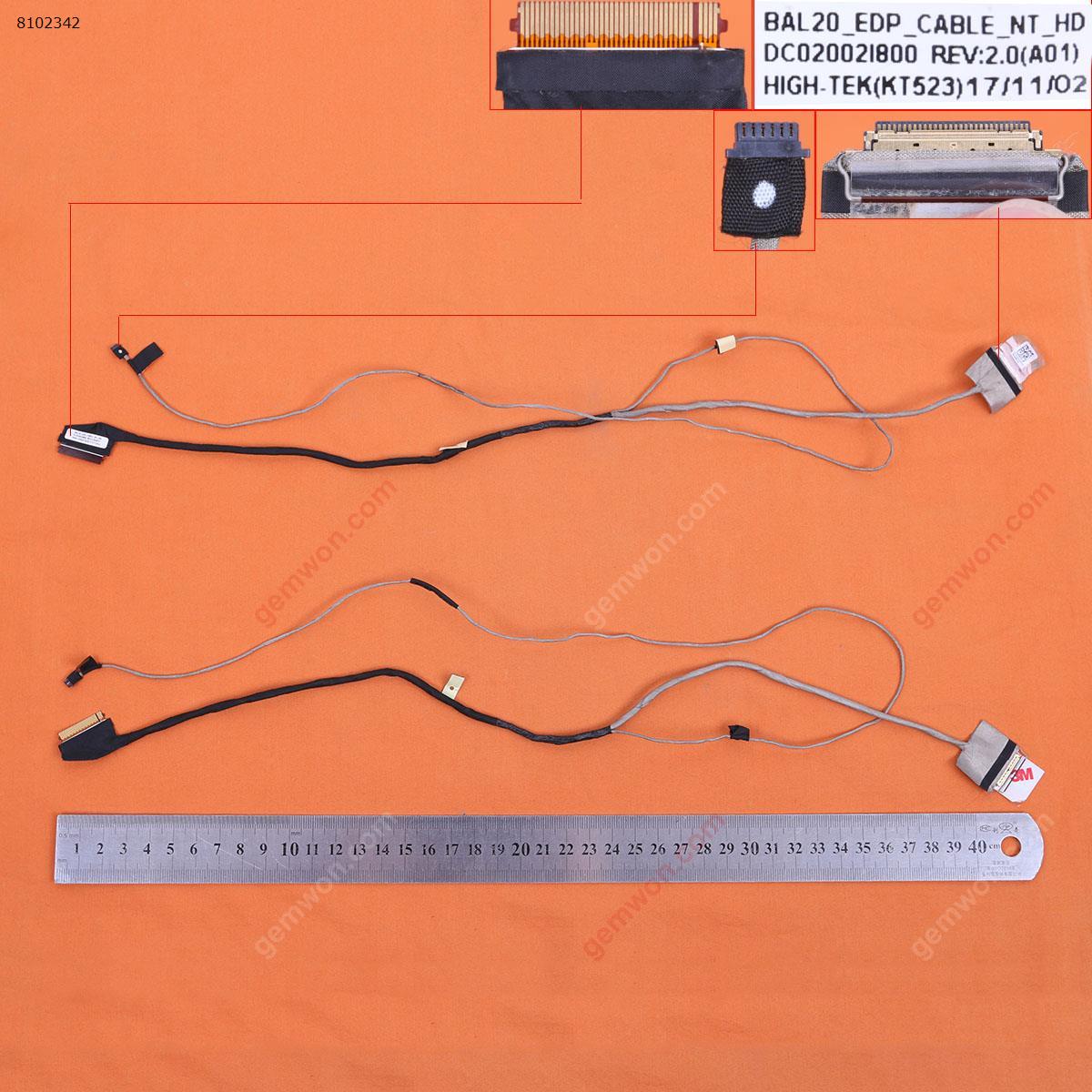 Picture of New LCD Display Screen Cable Replacement  For Dell Inspiron 15 5000 5565 5567 30Pin,Without Touch，ORG