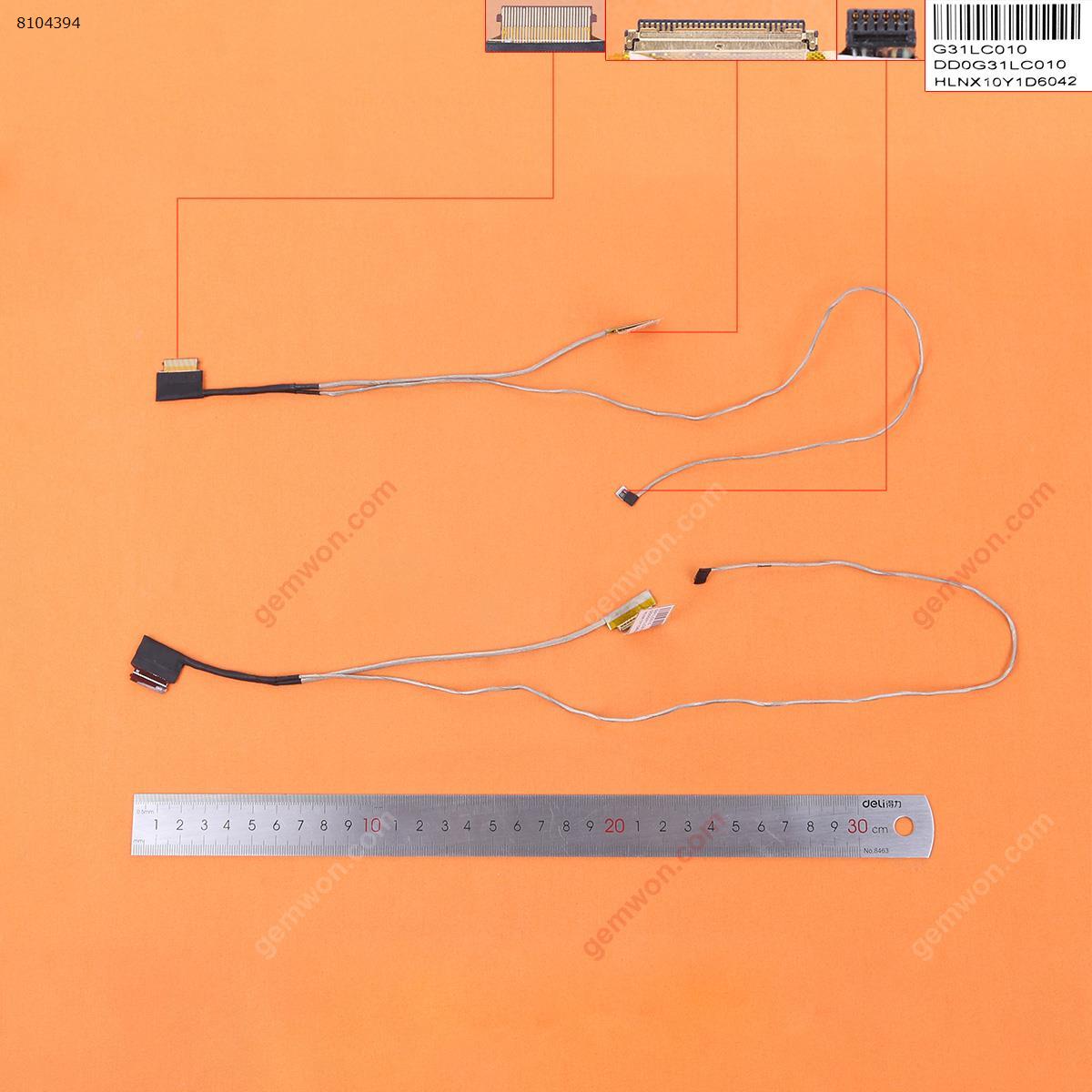 Picture of New LCD Display Screen Cable Replacement  For HP 14-al 14-AV tpn-Q171,ORG