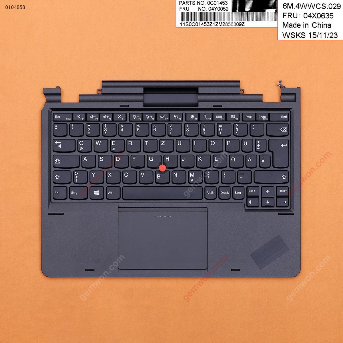 Picture of New Replacement Laptop Cover For IBM Thinkpad X1 Helix 2013 palmres with GR  keyboard case Upper cover BLACK