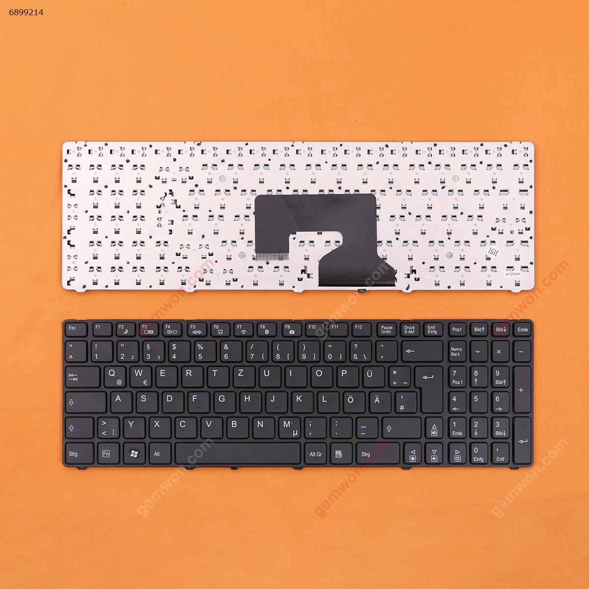 Picture of New Replacement Laptop Keyboard For MSI Medion Akoya E6224 BLACK FRAME BLACK GR Layout