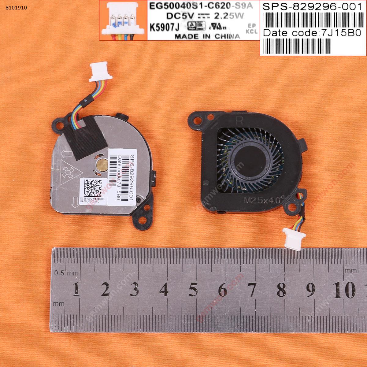 Picture of New Replacement CPU Cooling Fan For HP Envy 13-D Series((Right side,Original) 829296-001  DC28000GWS0SUO3 Layout