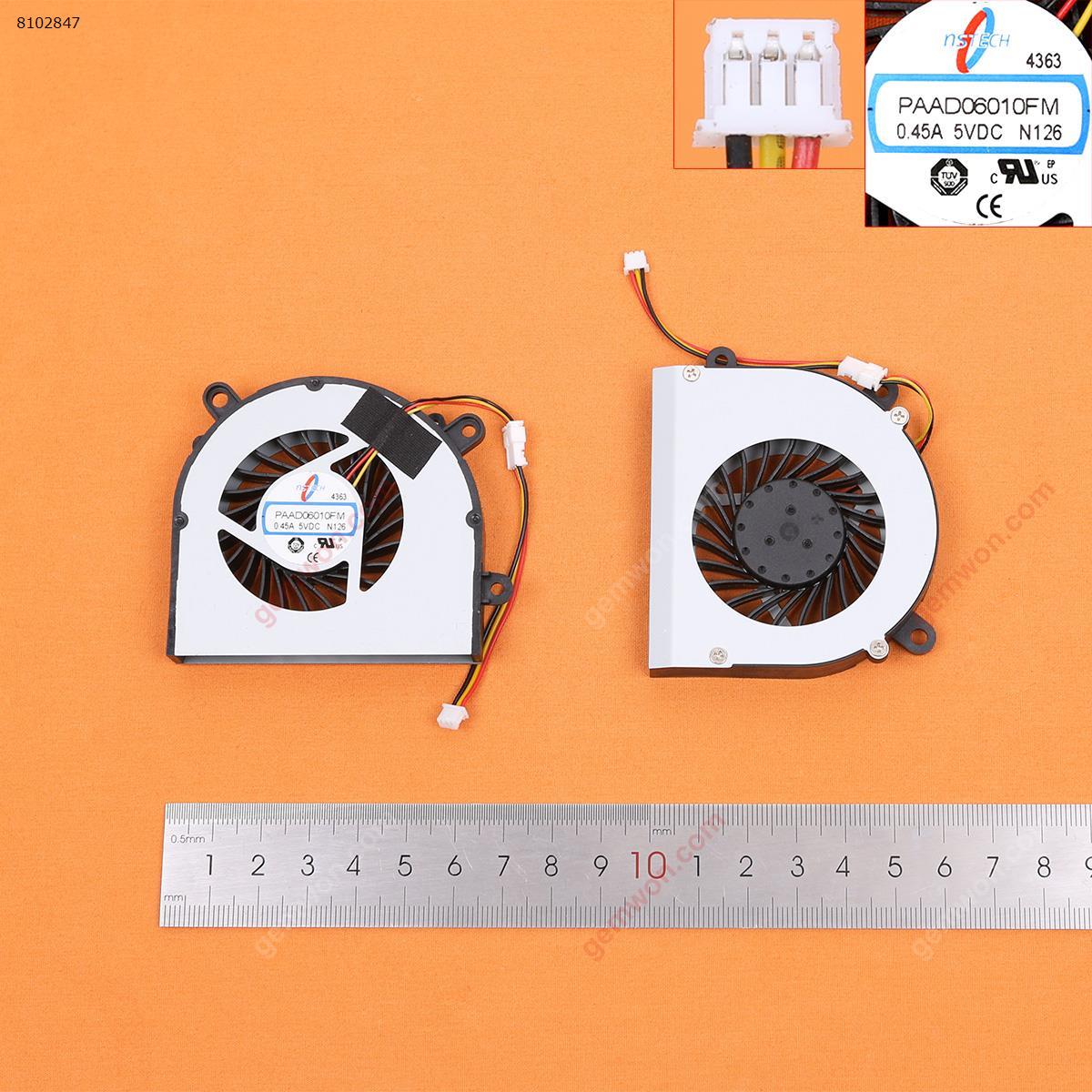 Picture of New Replacement CPU Cooling Fan For MSI FX610 FX600 CX610 (Original) PAAD06010FM  5VDC 0.45A  N126 Layout