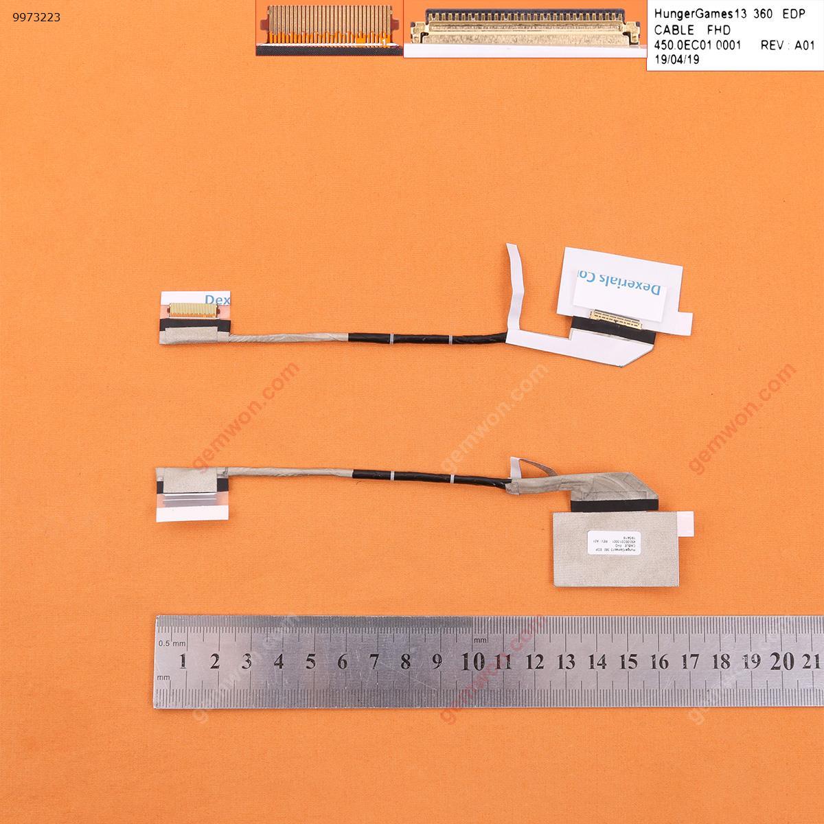 Picture of New LCD Display Screen Cable Replacement  For HP  X360 15-CN 15M-CN 13-AG ,30pin HD,ORG